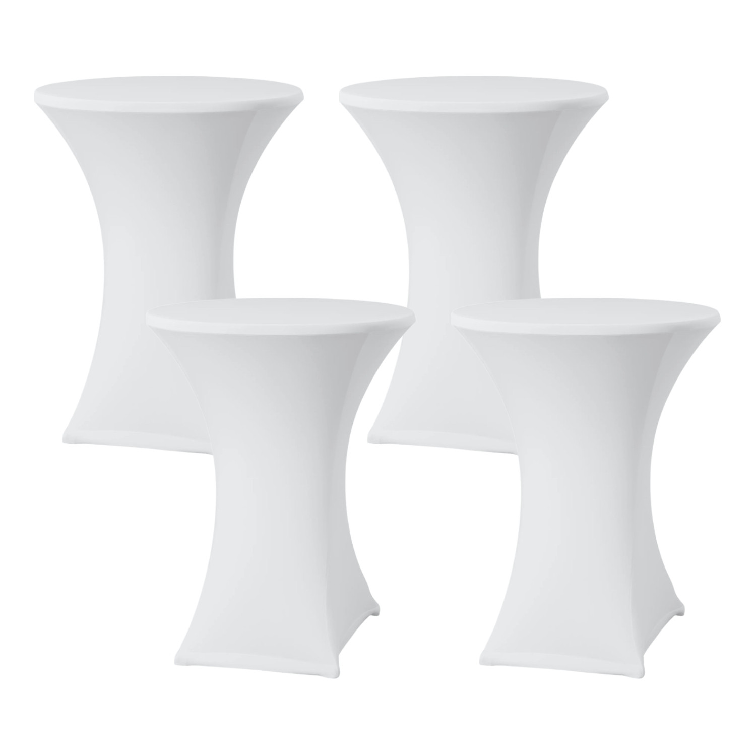 Pack 4 Fundas para Mesas Plegables Redondas Catering 80x110cm 7house Fundas Muebles Jardín 6